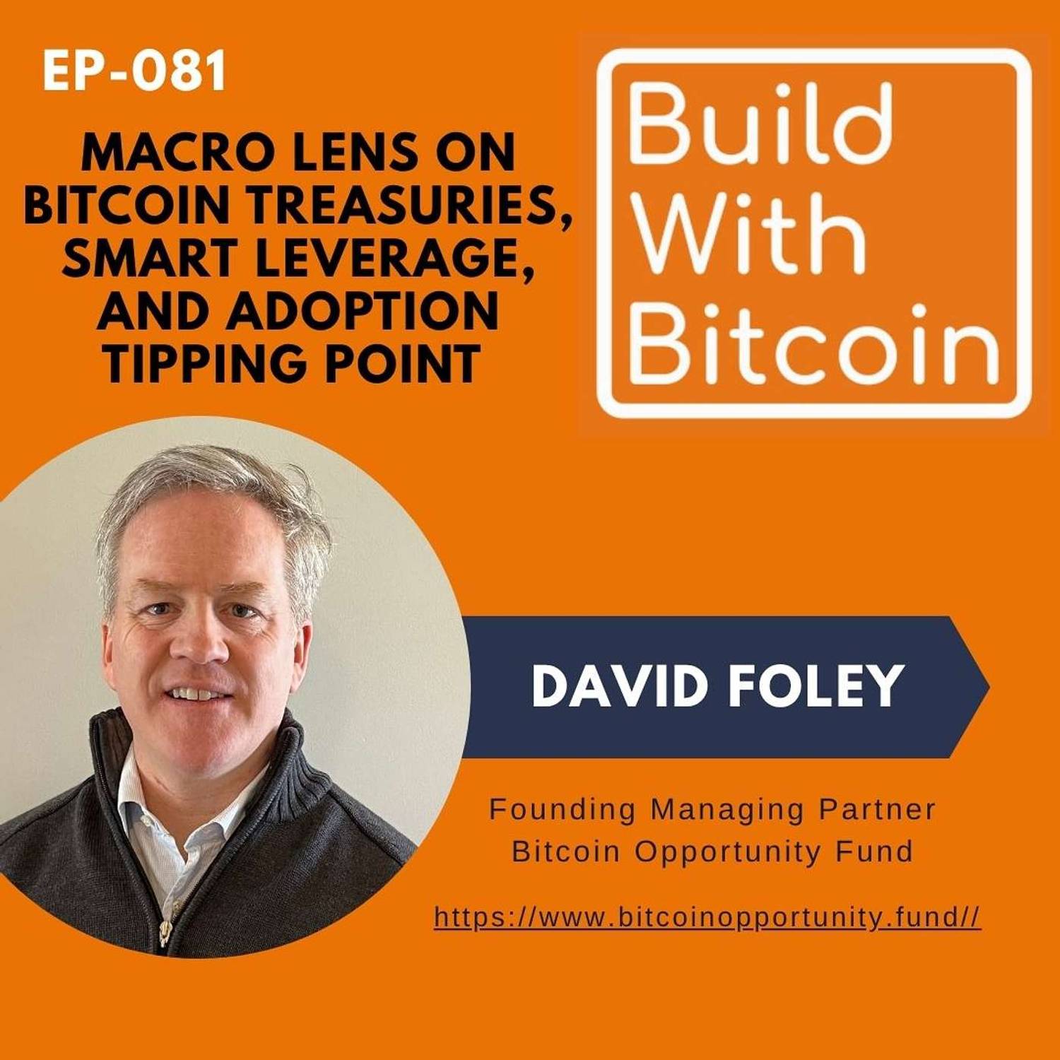 081 - David Foley's Macro Lens on Bitcoin Treasuries, Smart Leverage, and Adoption Tipping Point