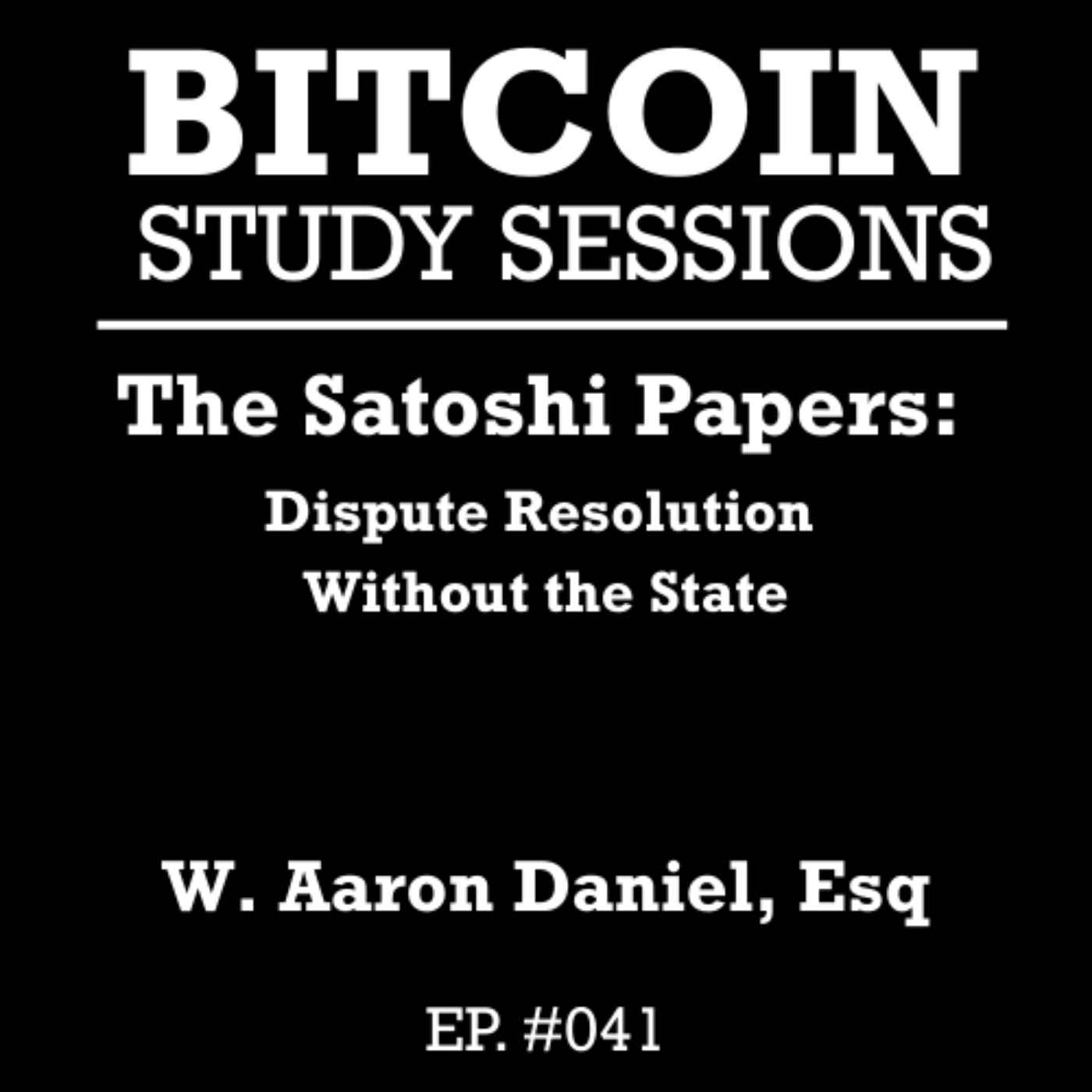Bitcoin Study Sessions