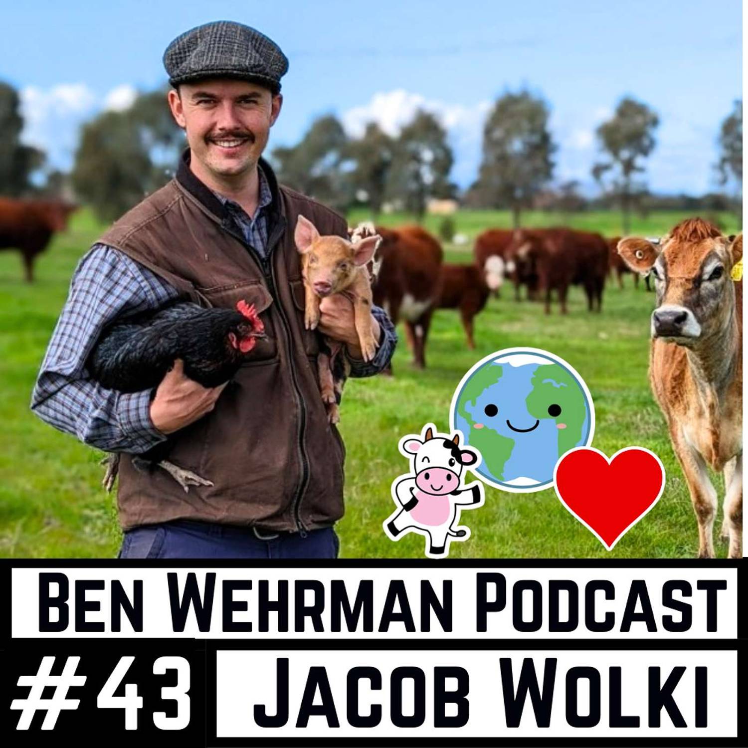 #43 Jacob Wolki - Regenerative Farming for Happy Animals & Healthy Humans