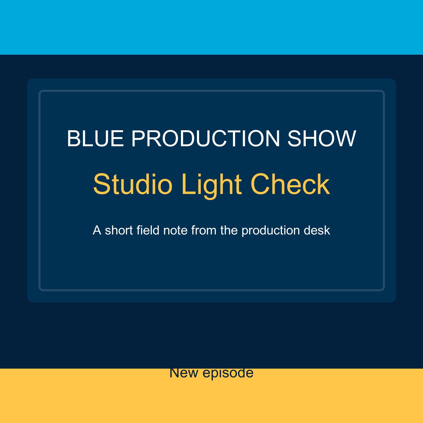 Studio Light Check episode artwork